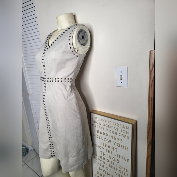 International Concepts 30th Anniversaries Size 4 Warm Vanilla A-lin Dress - Picture 6 of 8